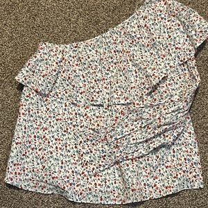 Zara - Floral - 1 shoulder small